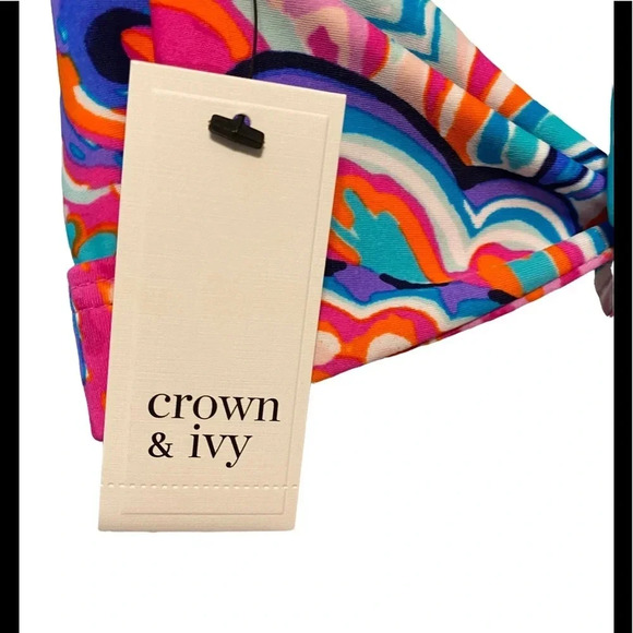 NWT Crown & Ivy Bikini Top - Picture 4 of 6